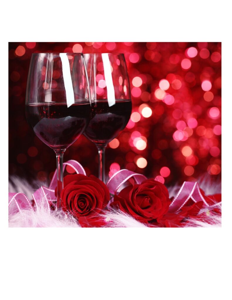 wine and roses