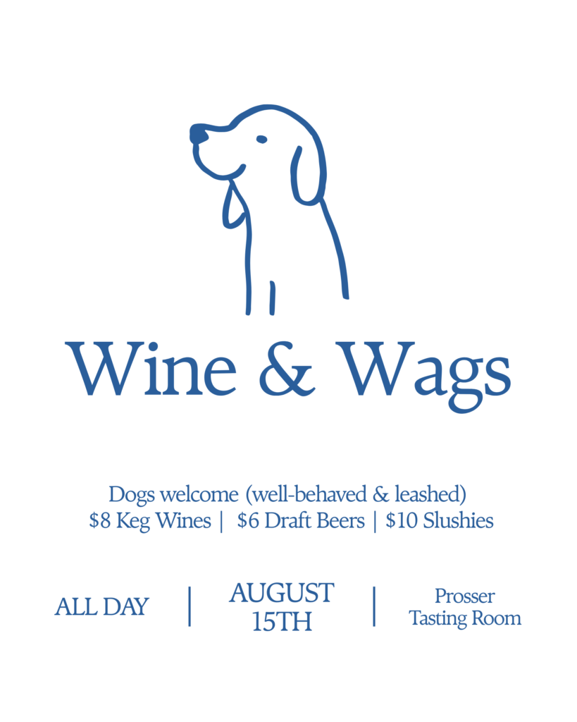 Wine & Wags, Dogs Welcome