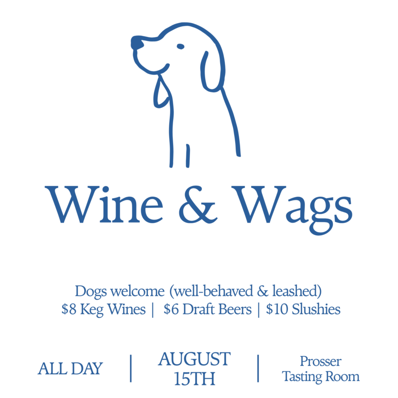 Wine & Wags, Dogs Welcome