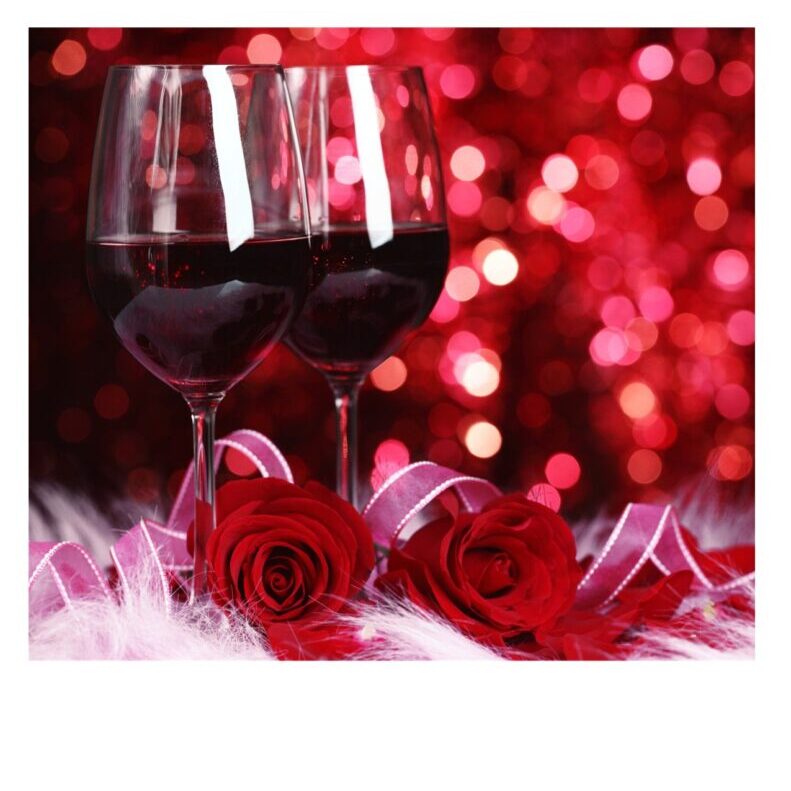 wine and roses